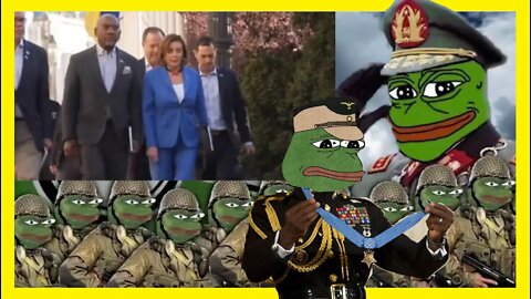 Pelosi receives Medal in Ukraine. Kekistan Unites the world.