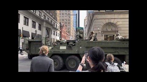 MILITARY ARMY TANKS👩‍🚀ON THE STREETS OF PHILADELPHIA🚦🛞🧑‍🚀💫