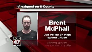 Eaton County man charged after three police chases