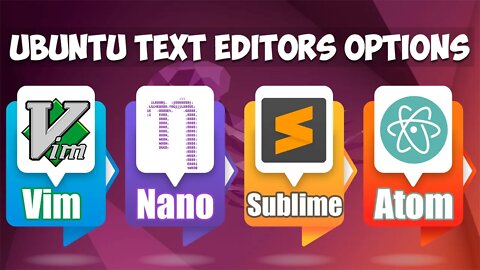 Ubuntu Text Editors Options