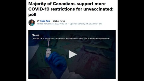 Majority of Canadians Support Punishing the Unjabbed?