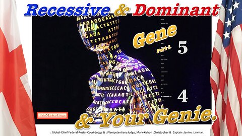 Recessive and Dominant gene and your genie. Part 1.