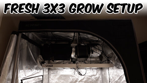 Building a 3x3 Grow TENT SETUP FOR HOME! Viparspectra KS2500