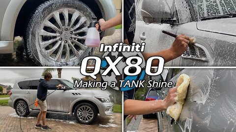 Infiniti QX80 | Getting this TANK Back into SHAPE! | A Cinematic Detailing EXPIERIENCE - Satisfying