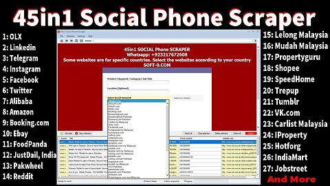 SocialPhoneExtractor – Social Phone Scraper Whatsapp Extractor