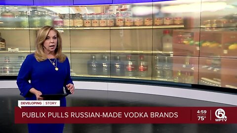 Publix removes Russian-made vodka from store shelves
