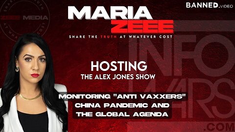 Maria Zeee Hosting The Alex Jones Show - Globalists Call "Anti-Vaxxers" A KILLING FORCE & Compare Them to Terrorists