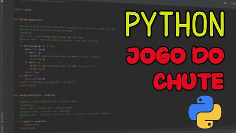 Crie um jogo de chute no Python