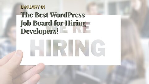 The Best WordPress Job Board for Hiring Developers!
