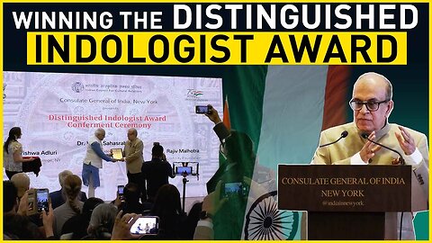 Indian Government presents distinguished Indologist award to Rajiv Malhotra