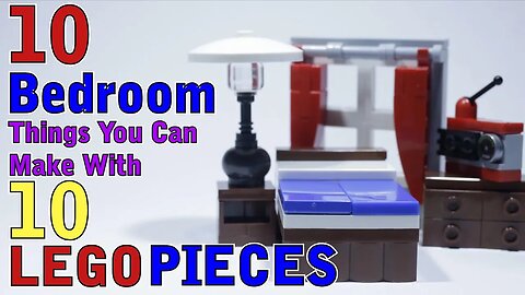 10 Bedroom things you can make with 10 Lego pieces