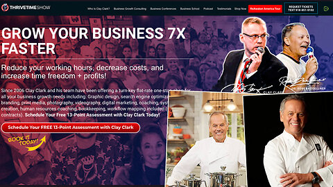 Business | Wolfgang Puck Interview | The Wolfgang Puck Success Story | How to Grow Your Business Now | "Clay Has Revamped Everything We Do to A Much Better Operational Business. We've DOUBLED Over Sales!!!" - Keith Schultz