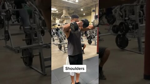 3 SHOULDER EXERCISES FOR SOME SERIOUS GAINZ! #Shorts