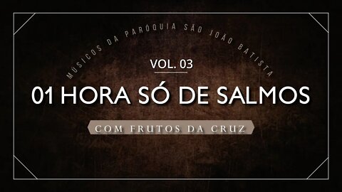 01 HORA SÓ DE SALMOS COM FRUTOS DA CRUZ - VOL.03 (Lyric Video) ヅ