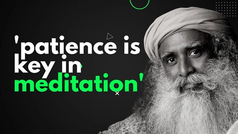 What is the act of meditation? | Sadhguru
