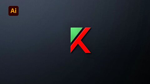 K Logo Design | Modern Logo Design In Adobe Illustrator Tutorial For Beginner's
