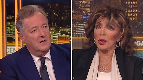 Piers Morgan And Dame Joan Collins Discuss Israel-Hamas War, Holly Willoughby And More