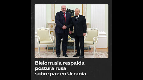 Presidente de Bielorrusia: Existe todo para negociar la paz en Ucrania