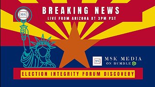 LIVE ARIZONA ELECTION PRESS CONFERENCE ON SIG VERIFY DISCOVERY! Begin at 43:00 minute mark, as event started late