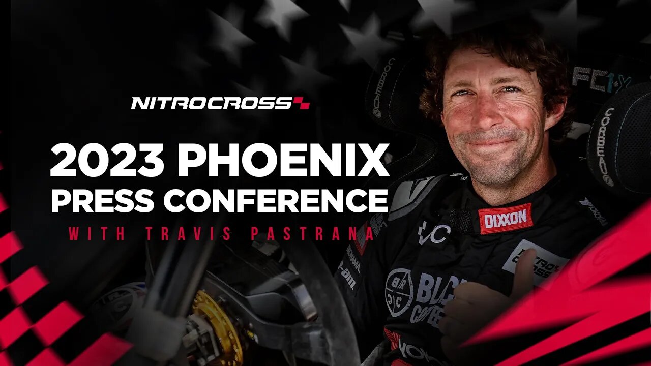 Nitrocross Phoenix Press Conference featuring Travis Pastrana, Lia