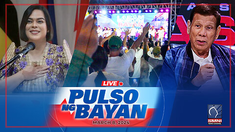 LIVE: Pulso ng Bayan kasama sina Admar Vilando at Jade Calabroso | March 8, 2024 | Biyernes