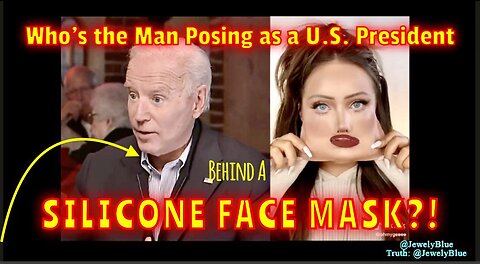🥸 Who's the Man POSING AS A U.S. PRESIDENT Behind a SILICONE FACE MASK?!