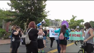 Anti Abortion Activists Block ShutdownDC's March