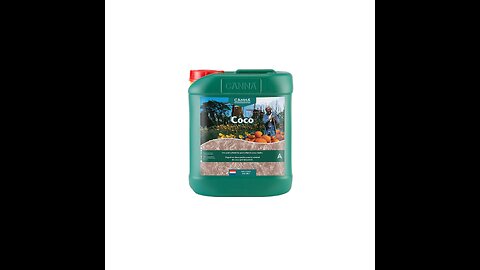 CANNA CA1280 5 L Coco Part A & B-Veg & Bloom Nutrient-Developed for Run to Waste Growth, Green