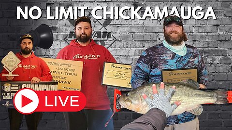 Native No Limit Big Bass Kayak Fishing Tournament - Lake Chickamauga