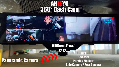 AKEEYO 360 Dash Camera