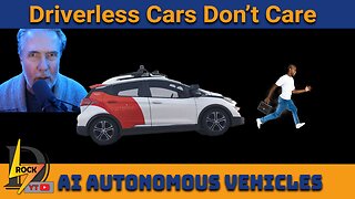 🔴 Driverless Robot Cars Don't Care - Pedestrian Nearly Dies