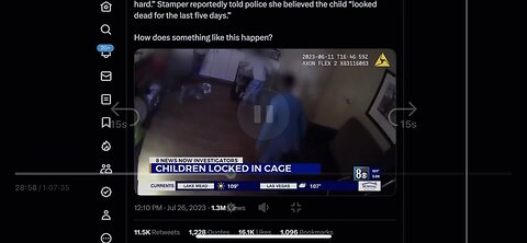 Las Vegas child abuse locked in cages July 26, 2023