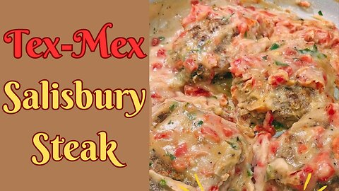 Tex-Mex Salisbury Steak - A Spicy Twist on a Classic Comfort Dish! 🔥🍽️ #TexMexCuisine #SizzlingSteak