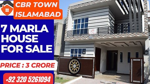 7 Marla Designer House in CBR Town Islamabad Exquisite Home Demand 3 Crores