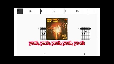 The Who - Baba O´Riley - (Chords & Lyrics like a Karaoke)
