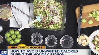 How to avoid unwanted calories during the holidays