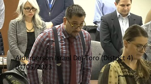 Alderperson Israel Del Toro's (District 4) Invocation At 04/05/2023 Common Council Meeting