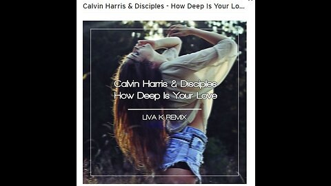 Calvin Harris & Disciples - How Deep Is Your Love (Liva K Remix)