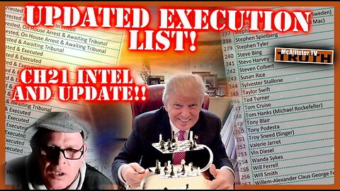 UPDATED EXECUTION LIST! CH21 INTEL! TRUMP RALLY NOTES! MUTANTS AND TIME TRAVEL!