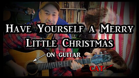 Have Yourself a Merry Little Christmas on Guitar (with my cat)