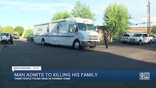 Man accused of killing his family in Phoenix