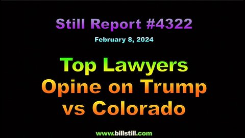 , Top Lawyers Opine on Trump-Colorado, 4322