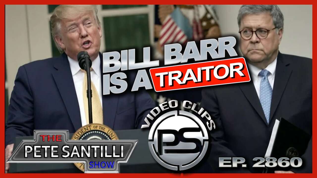 BILL BARR "I WAS SURPRISED TRUMP DIDN'T LOSE THE 2020 ELECTION BY MORE ...