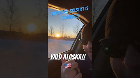 ☀️CAPTIVATING Alaska Sunset 🥶#shorts #nature #alaska