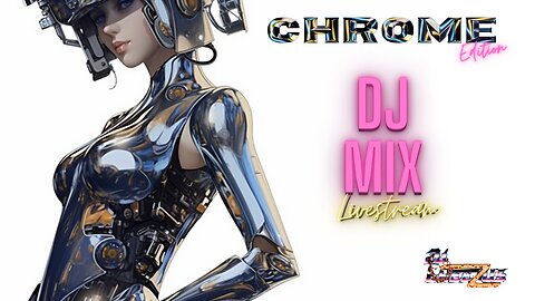 Synthwave Chillwave Darkwave Electronica & more DJ MIX LIVESTREAM #22 with Visuals by DJ Cheezus - CHROME Edition