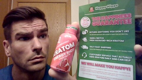 The BEST Tasting KRATOM Shot? (Happy Hippo) Cherry Pom Pom Energy Shot