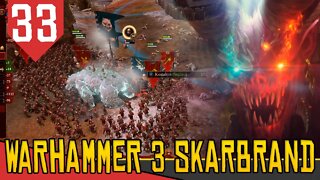Atropelando URSOS e ANÕES - Total War Warhammer 3 Skarbrand #33 [Série Gameplay Português PT-BR]