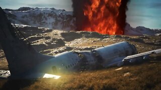 plane crashed vs fire tornado