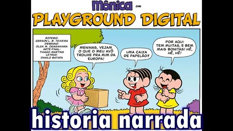 Mônica em-Playground digital | Gibis do Rapha