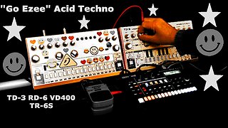 "Go Ezee" - Acid Techno - Beringer TD-3 - RD-6 Roland TR-6S & VD400 Pedal (135 BPM)
